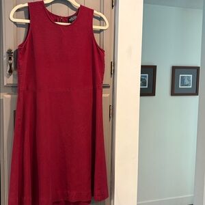 The J Peterman Company 100% Silk Waffle Dress, Size Small, Tie at Back